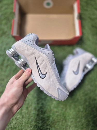 Nike shox cement - r4, grey