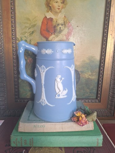 Dudson pottery blue and - and, white