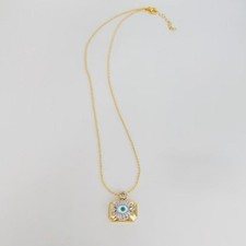 Evil Eye Square Pendant