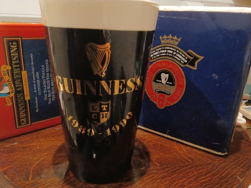 Large guinness ceramic pot - large, pot.