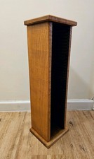 Vintage Solid Wood CD Storage