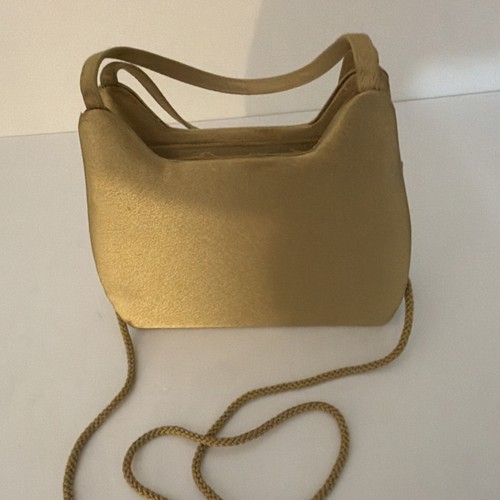 Vintage gold shoulder bag - vintage,