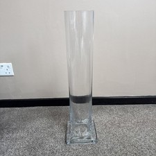 Floor standing glass vase - glass,