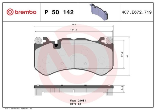 Brembo p50142 front brake - p50142,