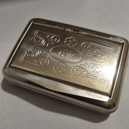 Vintage engraved metal - engraved,