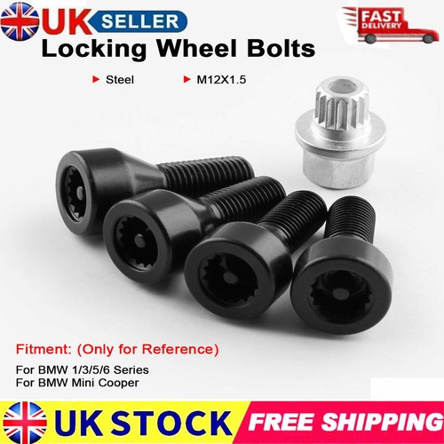 Locking wheel nuts bolts set - locking,