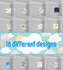 Baby boys nursery lampshades