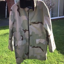 mark mcnairy  Camouflage Size 38 Faux fur Lined Jacket Coat