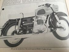 MZ 250. TROPHY HONDA CB92  MOTORCYCLE ARTICLES.