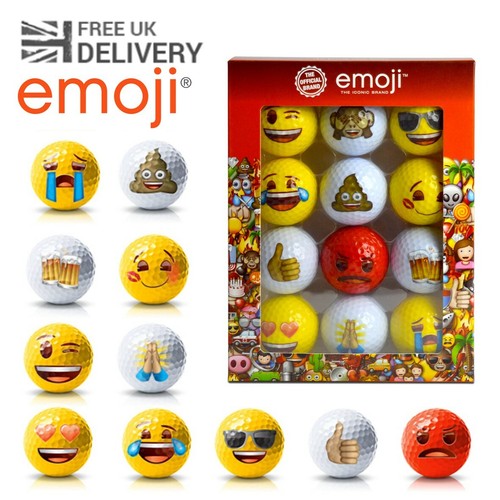 Emoji novelty golf balls - novelty,