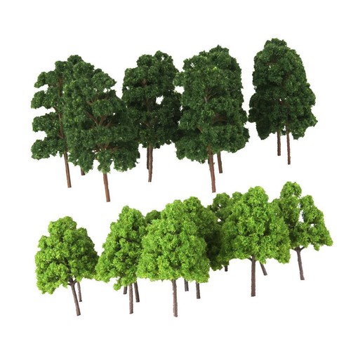 Painted tree models - painted,