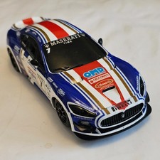 Scalextric Car Digital Maserati Trofeo #7 Blue White Red Missing Spoiler