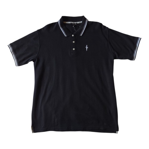 Black short sleeve cotton - black,