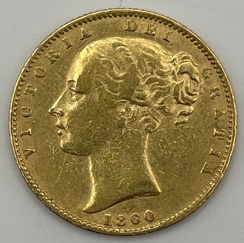 1860 victorian gold - gold, sovereign