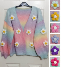 Rainbow Knitted Cardigan +