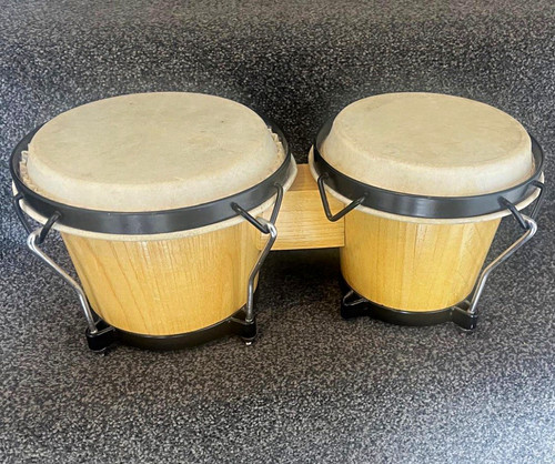 Beginner wooden bongo drums - beginner,