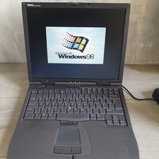 Vintage Laptop Dell Latitude PPX 256MB RAM Windows 98 Made in Ireland Retro CPx