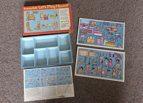 Vintage fuzzy felt let play - vintage,