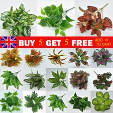 Artificial Plantss Green Radish Fake Plastic Grass Garden Spider Plants Outdoor