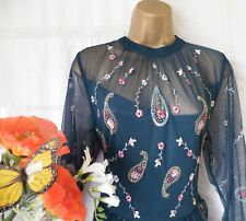 👗******MONSOON PRE-OWNED  "CLEEO TEAL" DRESS SIZE 18******👗