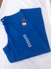 Cherokee Scrubs Trousers Unisex Size M Short Blue Tie Waist Nursing Veterinary