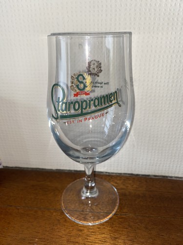Staropramen pint chalice - staropramen,