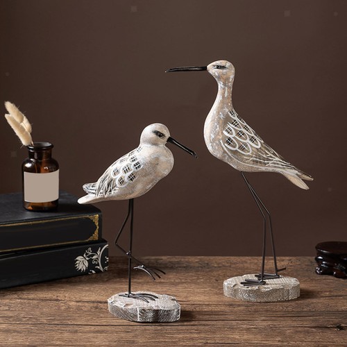Wooden seagull figurine - figurine, sea