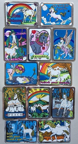Rare vtg foil unicorn - foil,