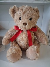Keel Toys Traditional Teddy Bear. Golden Brown. Approx 10" Sitting. Used