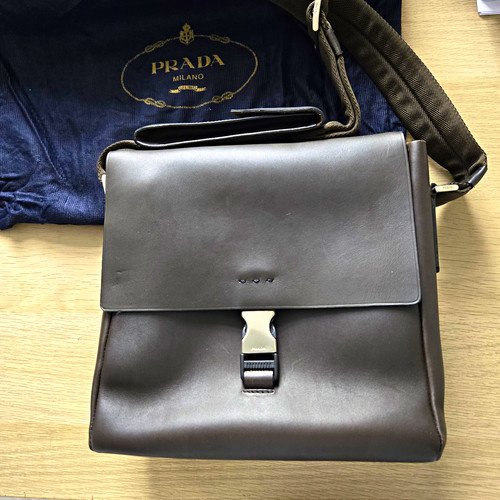 Prada vintage black leather - prada,