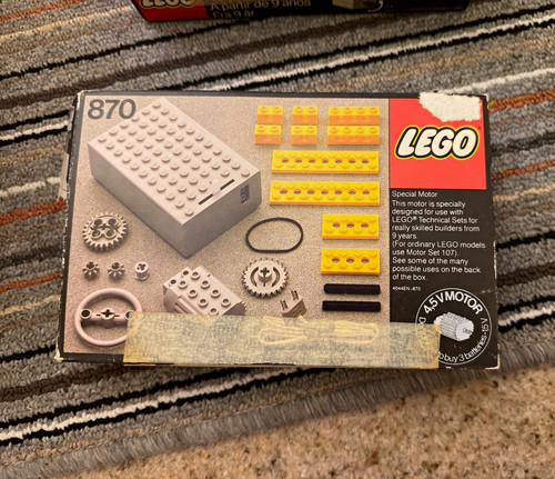 Vintage 1977 lego technic 870 - 1977,