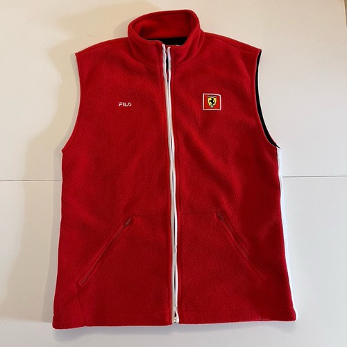Vintage ferrari fila fleece - vintage,