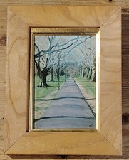 Really Nice Little Painting On Board Jesus Green Cambridge by Sue Finch