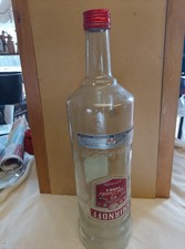 Smirnoff empty glass bottle - smirnoff,