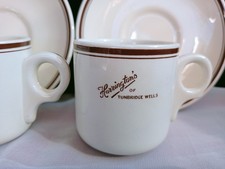 Vintage Dunn Bennett & Co Coffee Cups & Saucers Harrington's of Tunbridge Wells