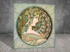 Alphonse Mucha  Ivy CANVAS