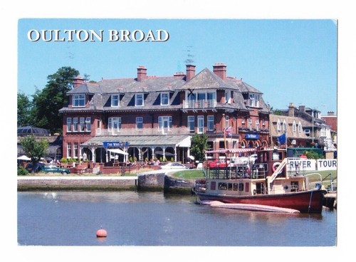 Postcard oulton broad suffolk - oulton,
