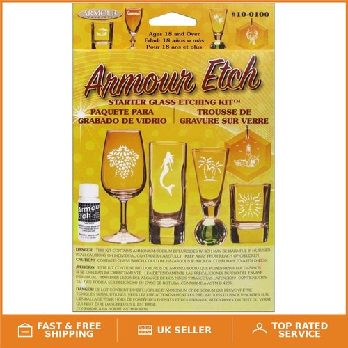 Adult glass etching - glass, starter