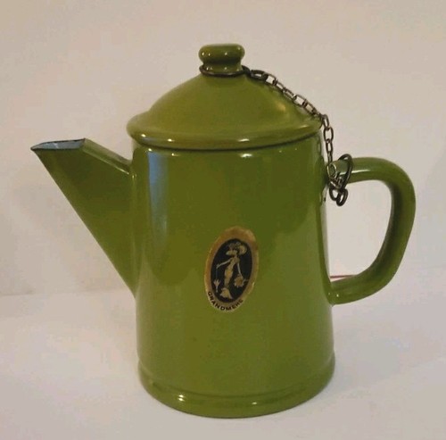 Vintage coffee pot avocado - pot,