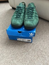 Men’s 2022 Green Adidas Tobacco Gruen Trainers Size 9.5 UK