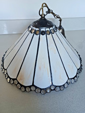 Tiffany Style Hanging Pendant Ceiling Light Shade with Chain