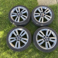 MINI Cooper S JCW 17” Track Spoke Alloy Wheels + Tyres 