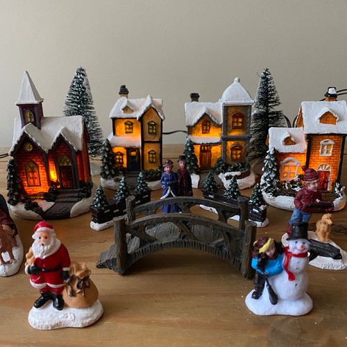 Christmas village set - christmas,