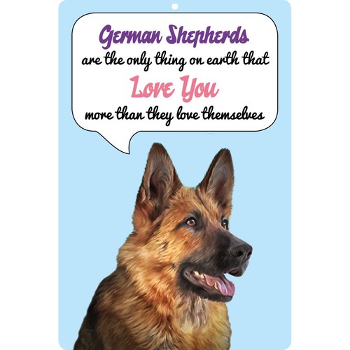 German shepherd dog - shepherd, sign