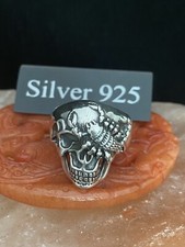 Silver ( Scorpion )  Skull  Ring  ( Chunky )