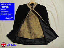 Gold Embroidered 3 piece Black Nehru Suit  40/30 & FREE Heavy Duty Suit Bag