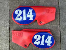 1979 / 1980 Honda CR 125 DG Vintage Motocross Twinshock Side Panels Used RARE