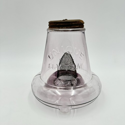 Unique fly trap purple glass - fly,