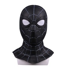 Avengers Infinity War Spiderman Mask Cosplay Black Spiderman Superhero Mask Prop