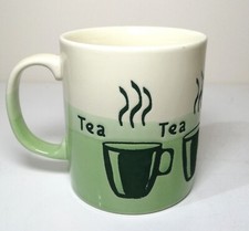 Vintage "Just Mugs" England Ceramic Green Tea Mug Cup